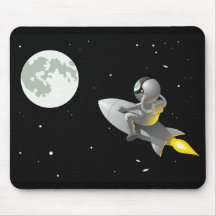 Astronaut till månen musmattor