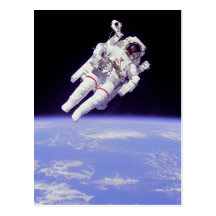 Astronaut Vykort