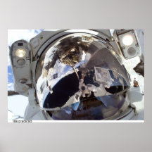 Astronautansikte Posters