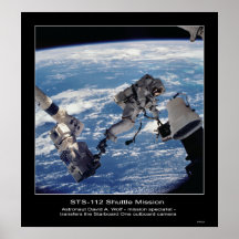 Astronautet David A. Varg överför styrbordet Posters