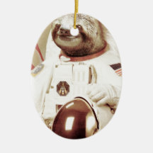 AstronautSloth Julgransdekoration