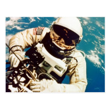 AstronautSpacewalk Vykort