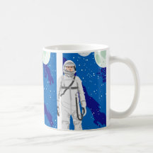 astronaututrymmebakgrund muggar