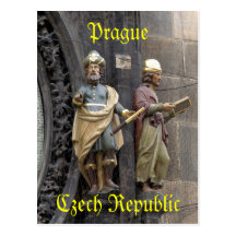 Astronomical ta tid på eller Prague Orloj Vykort