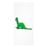 Äta för tecknadDinosaur Anpassade Ställkort