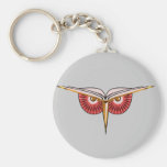Äta sömn andas bokugglan Keychain Nyckel Ringar