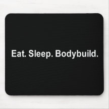 ÄTA SÖMN BODYBUILD T-TRÖJA MUSMATTOR