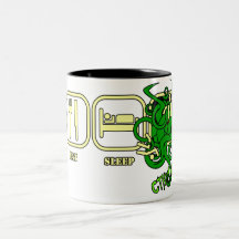 Äta - sömn - den Cthulhu muggen