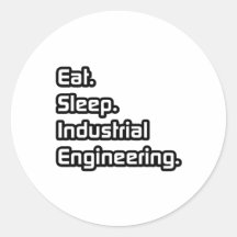 Äta. Sömn. Industriell teknik Klistermärken
