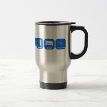 Äta sömn Solomon Island Kaffe Kopp