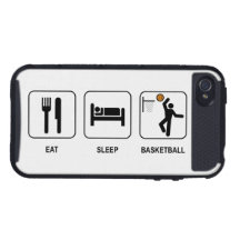 Äta sömnbasket iPhone 4 fodral
