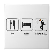 Äta sömnbasket kakel