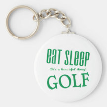 äta sömnGolf Nyckelring