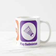 Äta sömnlekBadminton Mugg