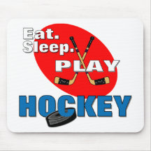 Äta sömnlekhockey mus matta