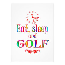 Äta, sova och Golf Personliga Inbjudan