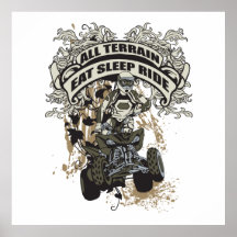Äta, sova, rida all Terrain Print
