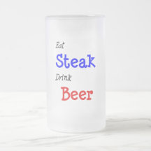 Äta Steakdrinköl Muggar