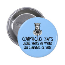 Ateist Confucius Knappar Med Nål