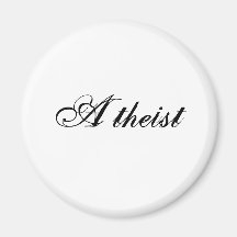Ateist (skriva), magnet för kylskåp