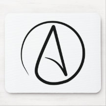 Ateistsymbol Mousepad Mus Matta