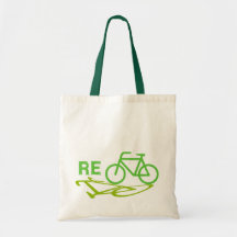 Återanvänd cykeldesignen tote bags