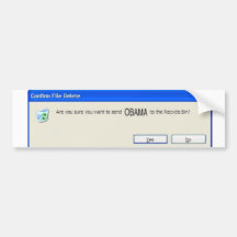 ÅTERVINNA OBAMA BILDEKAL