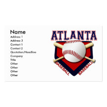ATLANTA BASEBALLVISITKORTAR