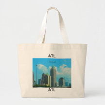 Atlanta Georgia "ATL ", Tote Bags