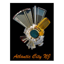 Atlantic City nj Vykort