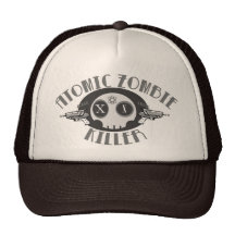Atom- zombiemördarehatt mesh kepsar