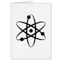 atomsvart hälsningskort