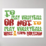 Att att leka volleyboll posters