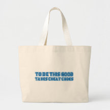 Att att vara denna bra tar fusk kodifierar - Gamer Tote Bags