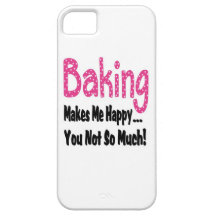 Att baka gör mig lycklig iPhone 5 cases