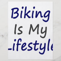 Att cykla är min livsstil custom flyer