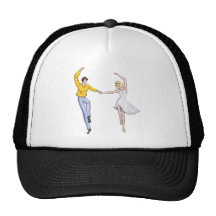 Att dansa kopplar ihop trucker keps