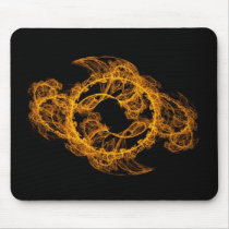 Att flamma cirklar fractal musmattor