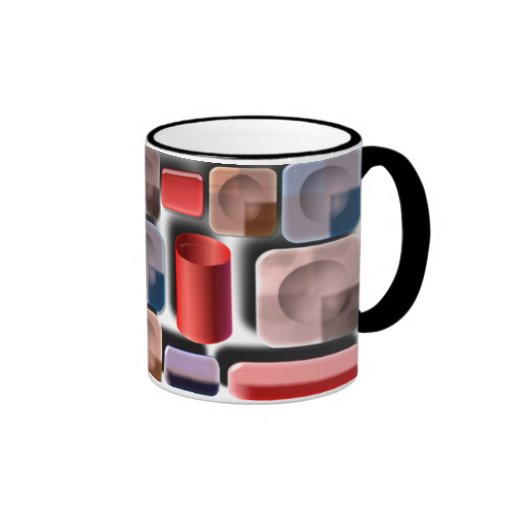 att flyta formar kaffe koppar