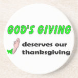 Att ge sig för gudar förtjänar vår thanksgiving underlägg