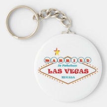 ATT GIFTA SIG i den Las Vegas BRUDEN Keychain Nyckel Ringar