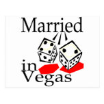 Att gifta sig i Vegas (tärningen) Vykort
