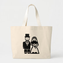Att gifta sig kopplar ihop tote bag