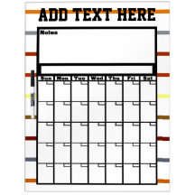 Att göra torr radering för kalender stiga ombord whiteboardtavlor