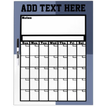 Att göra torr radering för kalender stiga ombord skrivtavlor