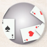 ATT LEKA CARDS LEKPOKERBLACKJACKEN SOM SPELAR GOFI UNDERLÄGG FÖR GLAS