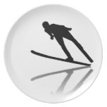 att skida skidar semesterorten skidar korea skidar dinner plate