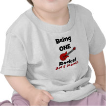 Att vara en vaggar! med gitarrskjortan eller t-shirt