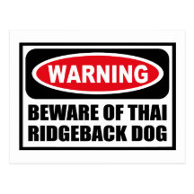 Att varna AKTA SIG AV THAILÄNDSK RIDGEBACK-HUNDvyk