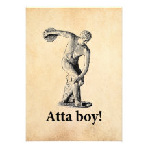 Atta pojke! unika inbjudningar